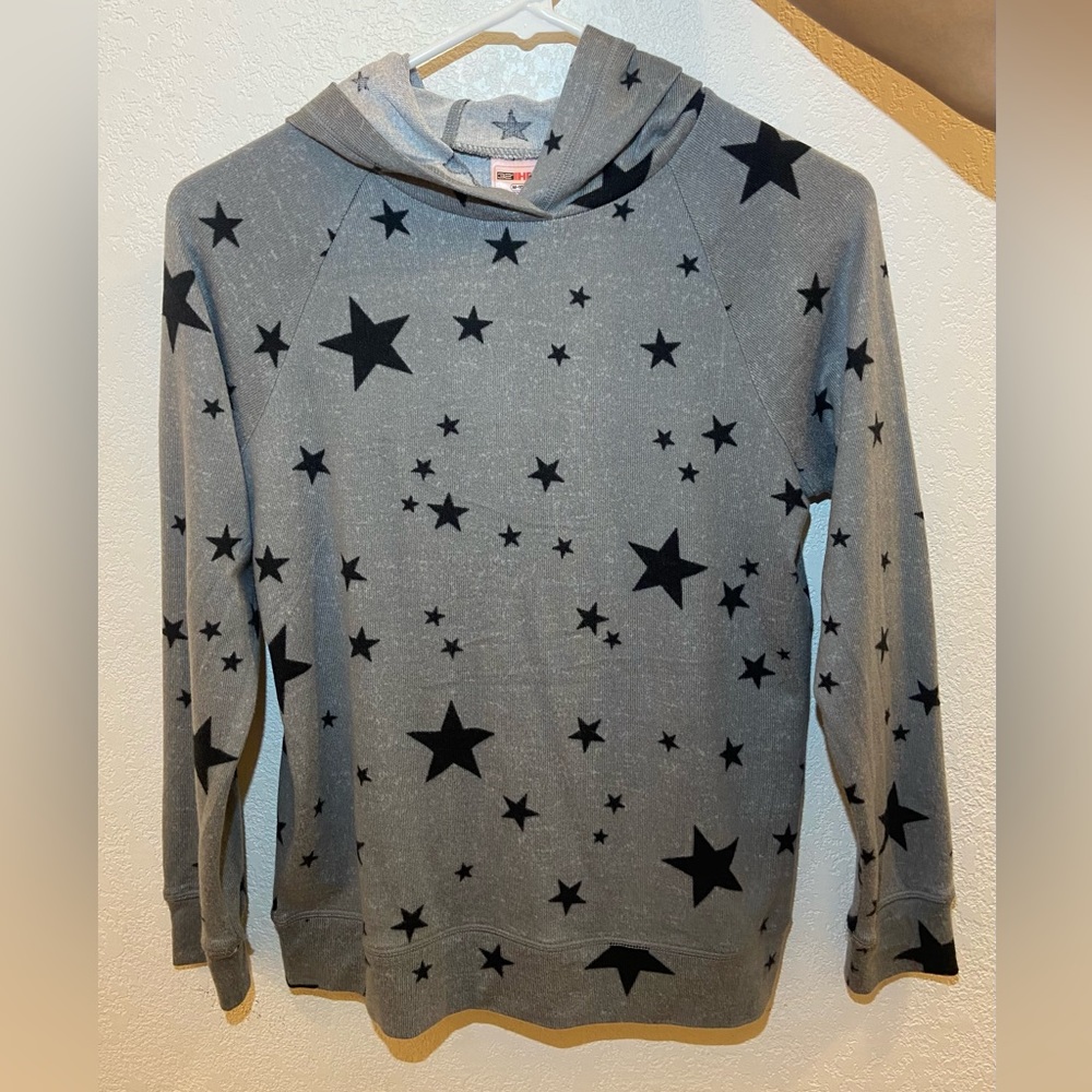 Grey Sweater with Black Stars for Kids